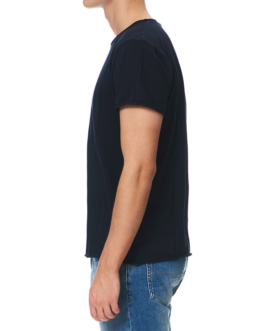 Herre | T-Shirts | Filippa K | Roll Neck Tee Navy
