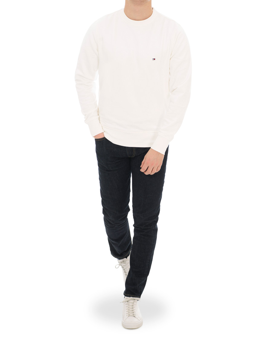 Herre | Trøjer | Tommy Hilfiger | Crew Neck Sweatshirt Whisper White