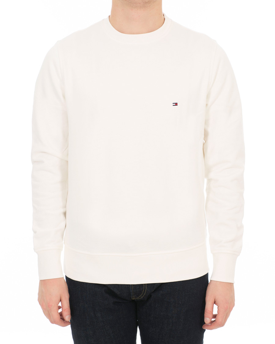 Herre | Trøjer | Tommy Hilfiger | Crew Neck Sweatshirt Whisper White