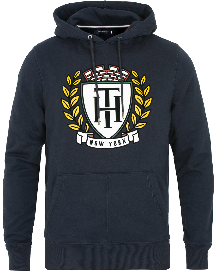 Herre | Trøjer | Tommy Hilfiger | Crest Hoodie Sky Captain