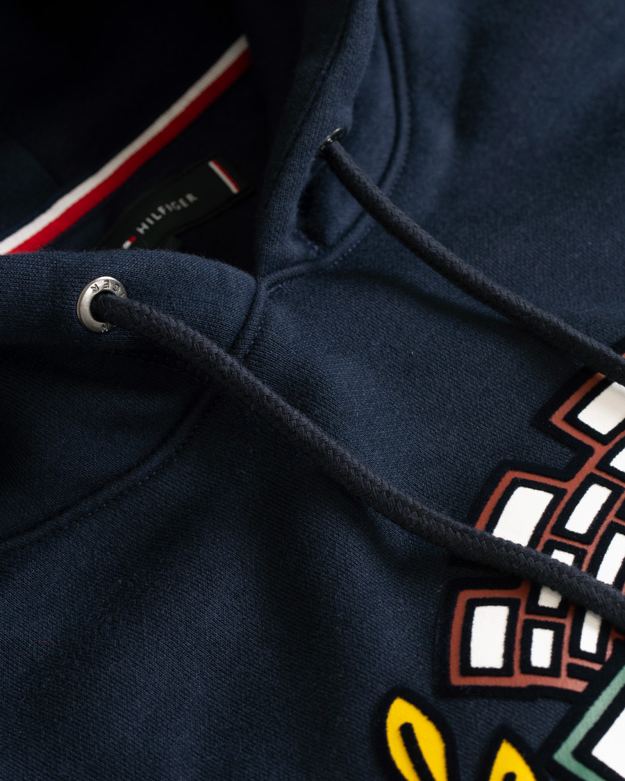 Herre | Trøjer | Tommy Hilfiger | Crest Hoodie Sky Captain