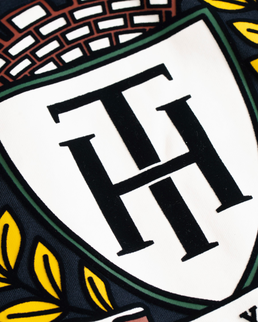 Herre | Trøjer | Tommy Hilfiger | Crest Hoodie Sky Captain