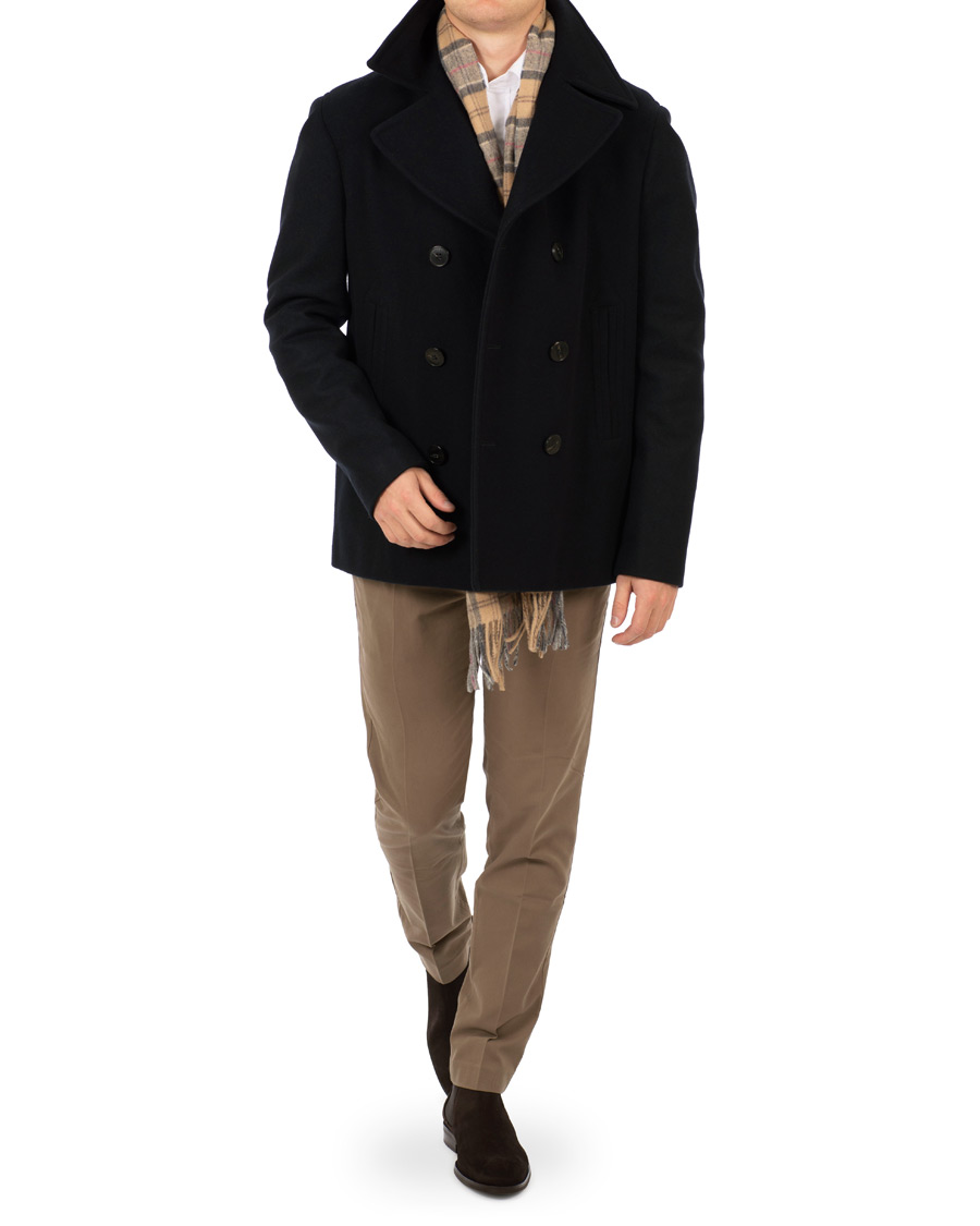 Herre | Jakker | Tommy Hilfiger | Short Peacoat Sky Captain