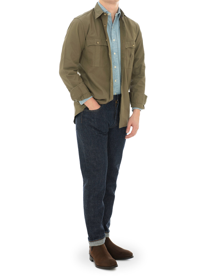 Herre | Skjorter | Tommy Hilfiger | Military Twill Shirt Dusty Olive