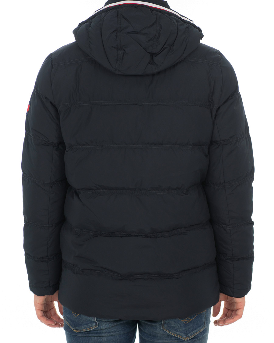 Herre | Jakker | Tommy Hilfiger | Down Hooded Jacket Sky Captain