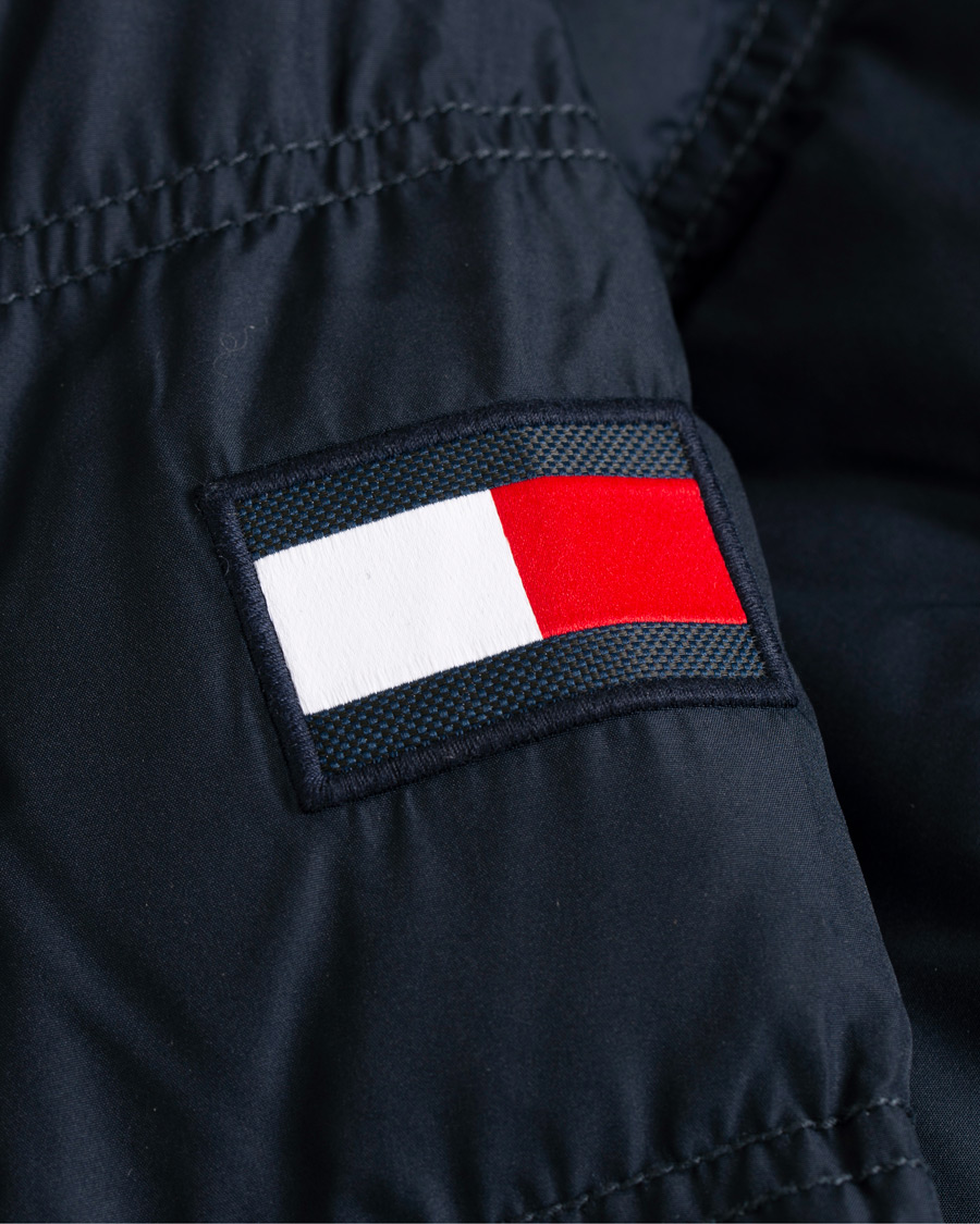Herre | Jakker | Tommy Hilfiger | Down Hooded Jacket Sky Captain