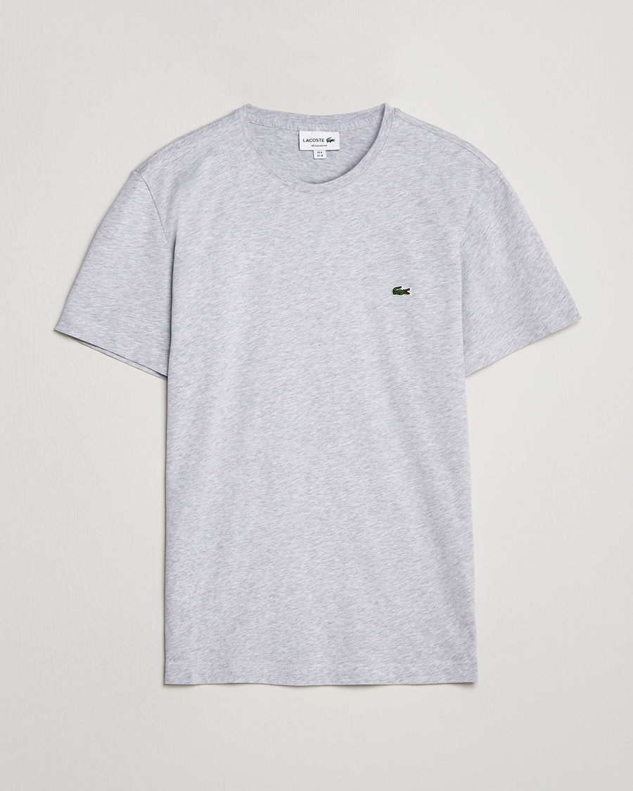 Herre |  | Lacoste | Crew Neck T-Shirt Silver Chine