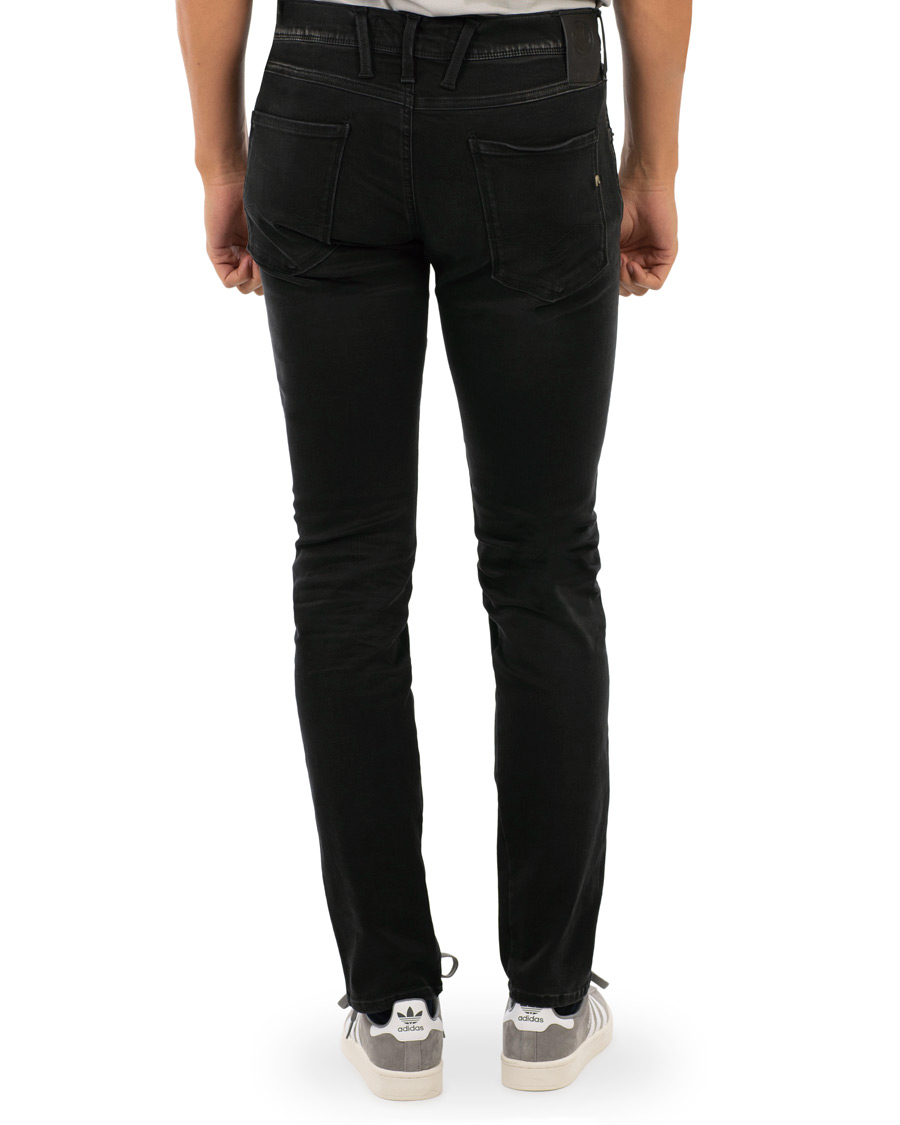 Herre | Jeans | Replay | M914 Anbass Hyperflex Jeans Washed Black