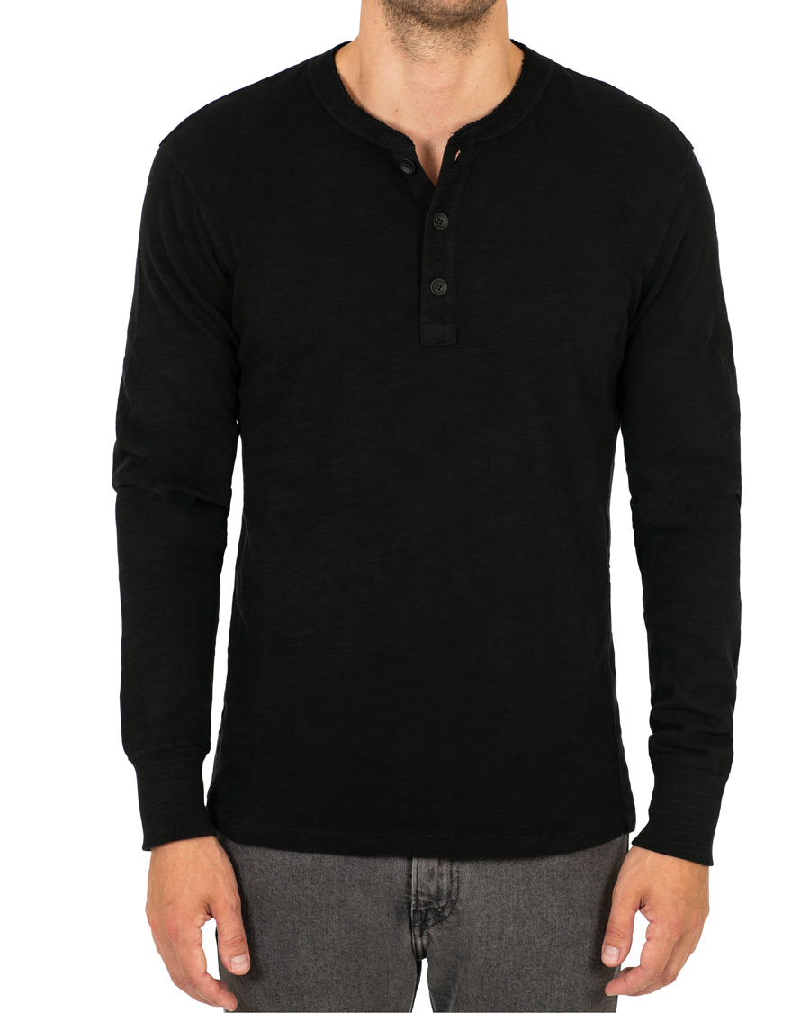 Herre | Trøjer | rag & bone | Classic Henley Jet Black