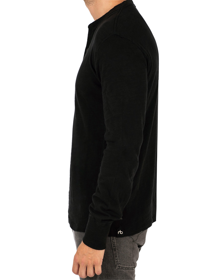 Herre | Trøjer | rag & bone | Classic Henley Jet Black