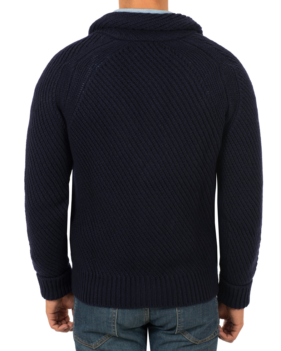 Herre | Trøjer | Dondup | Wool Cardigan Navy