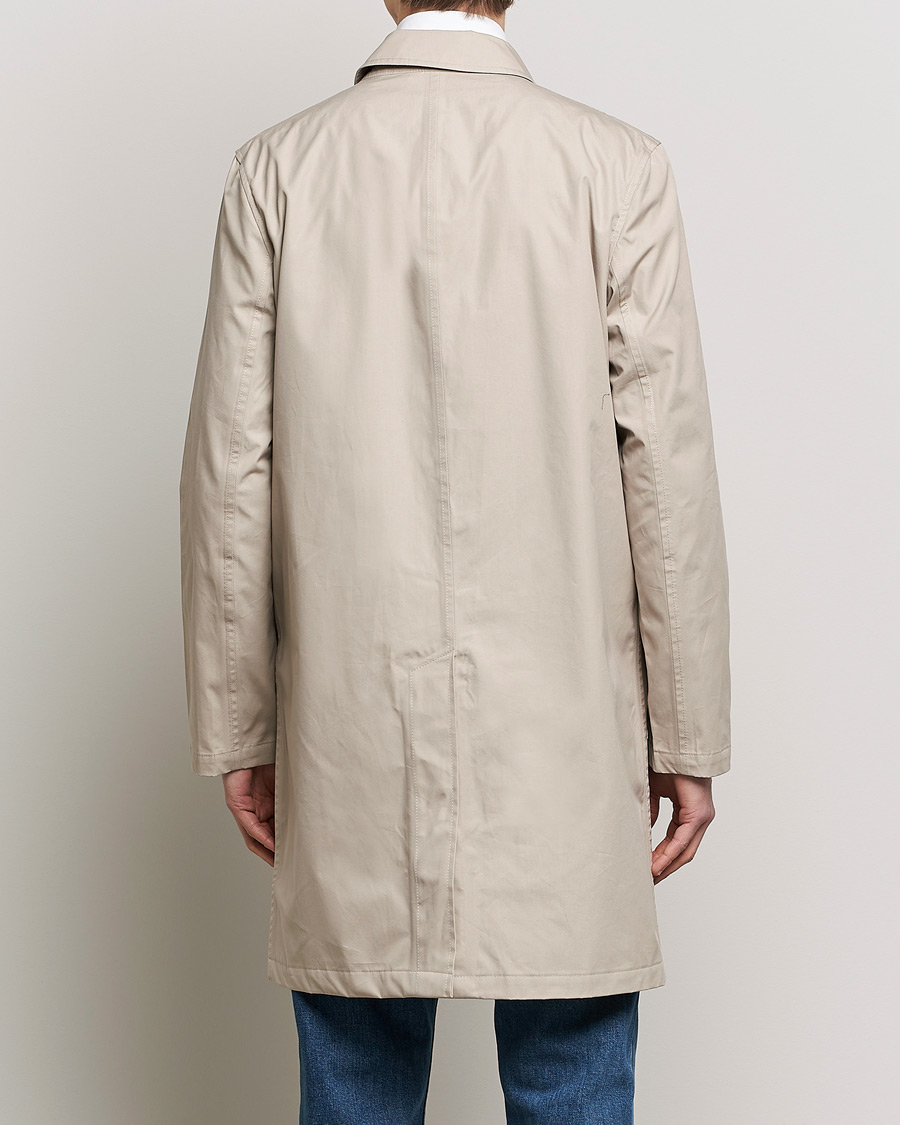Herre | Jakker | Private White V.C. | Unlined Cotton Ventile Mac Coat 3.0 Stone