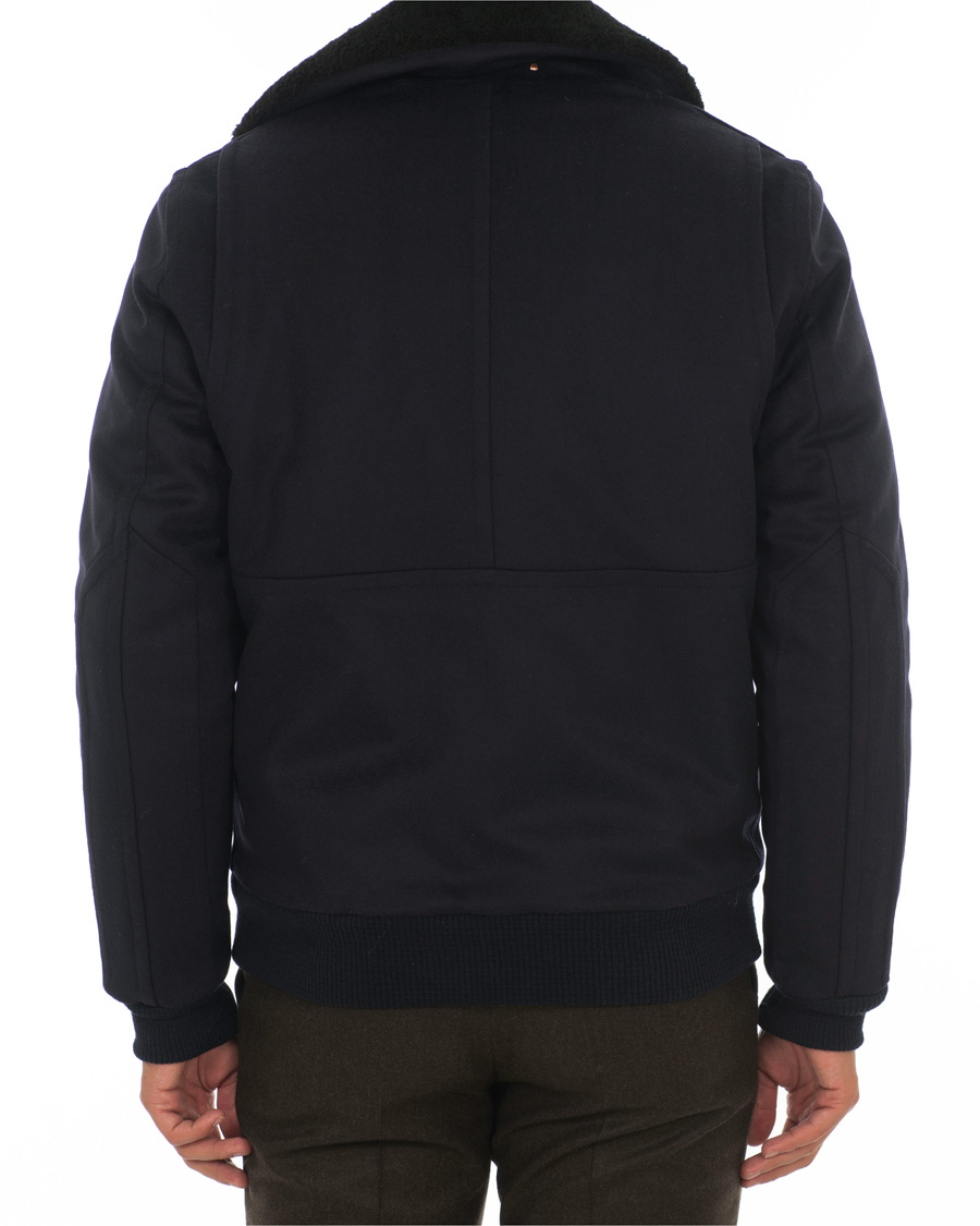 Herre | Jakker | Private White V.C. | Wool Flight Jacket Navy