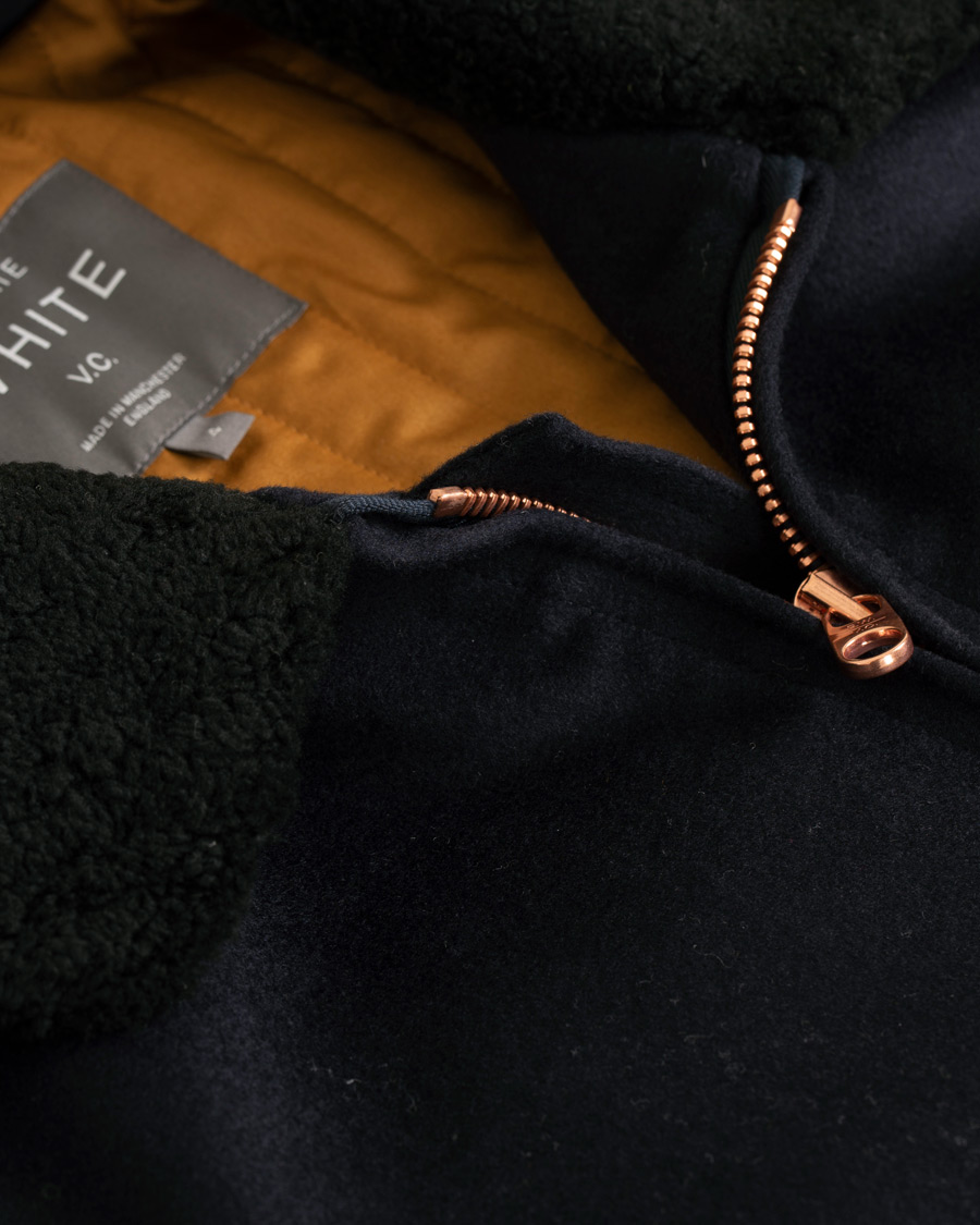 Herre | Jakker | Private White V.C. | Wool Flight Jacket Navy