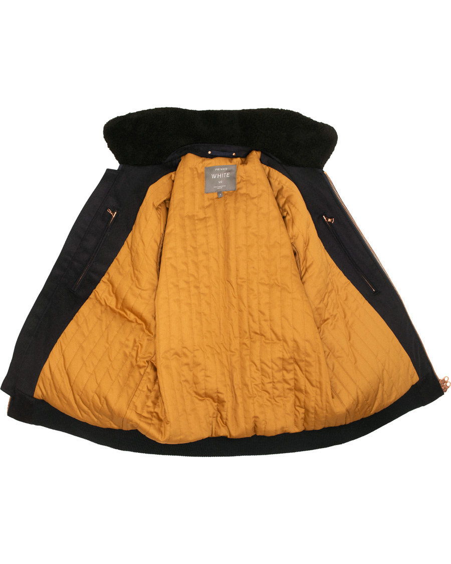 Herre | Jakker | Private White V.C. | Wool Flight Jacket Navy
