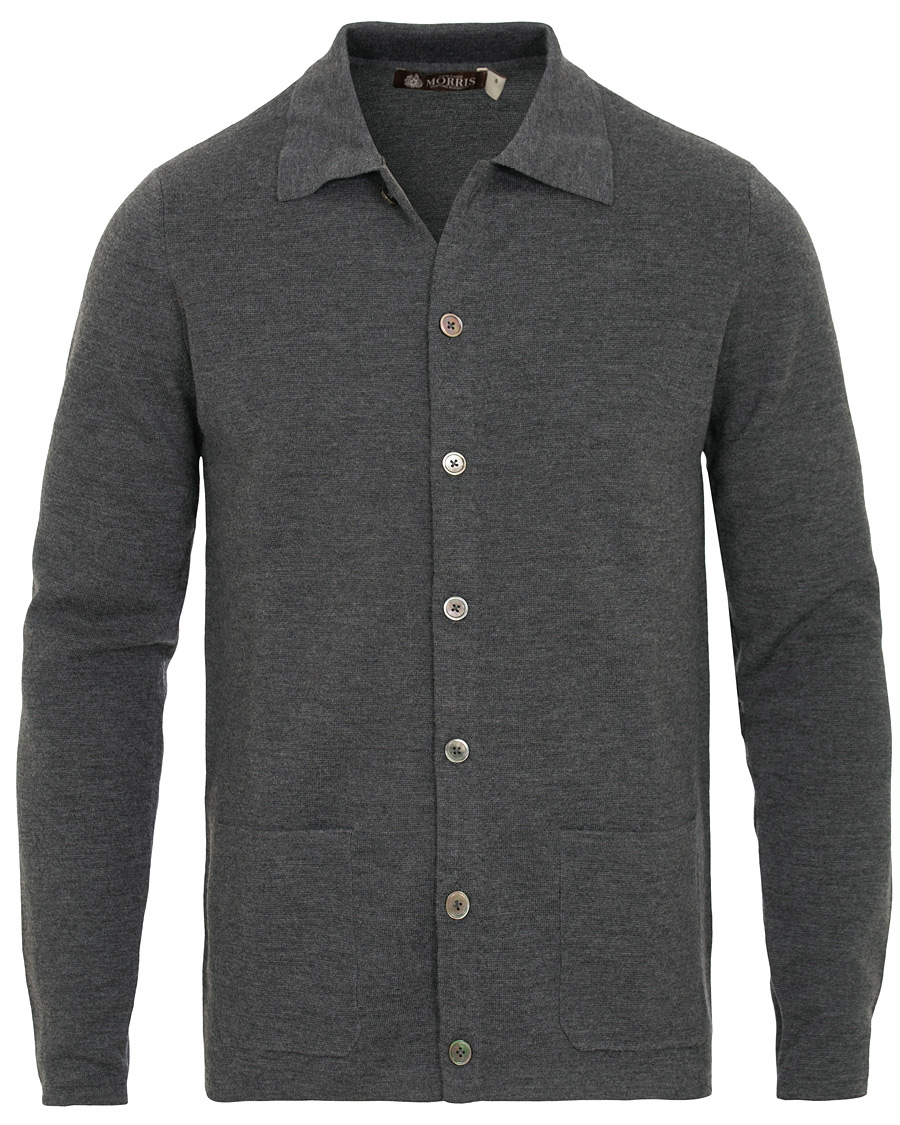 Herre | Trøjer | Morris Heritage | Dress Cardigan Grey