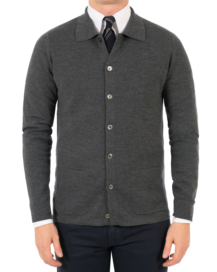 Herre | Trøjer | Morris Heritage | Dress Cardigan Grey