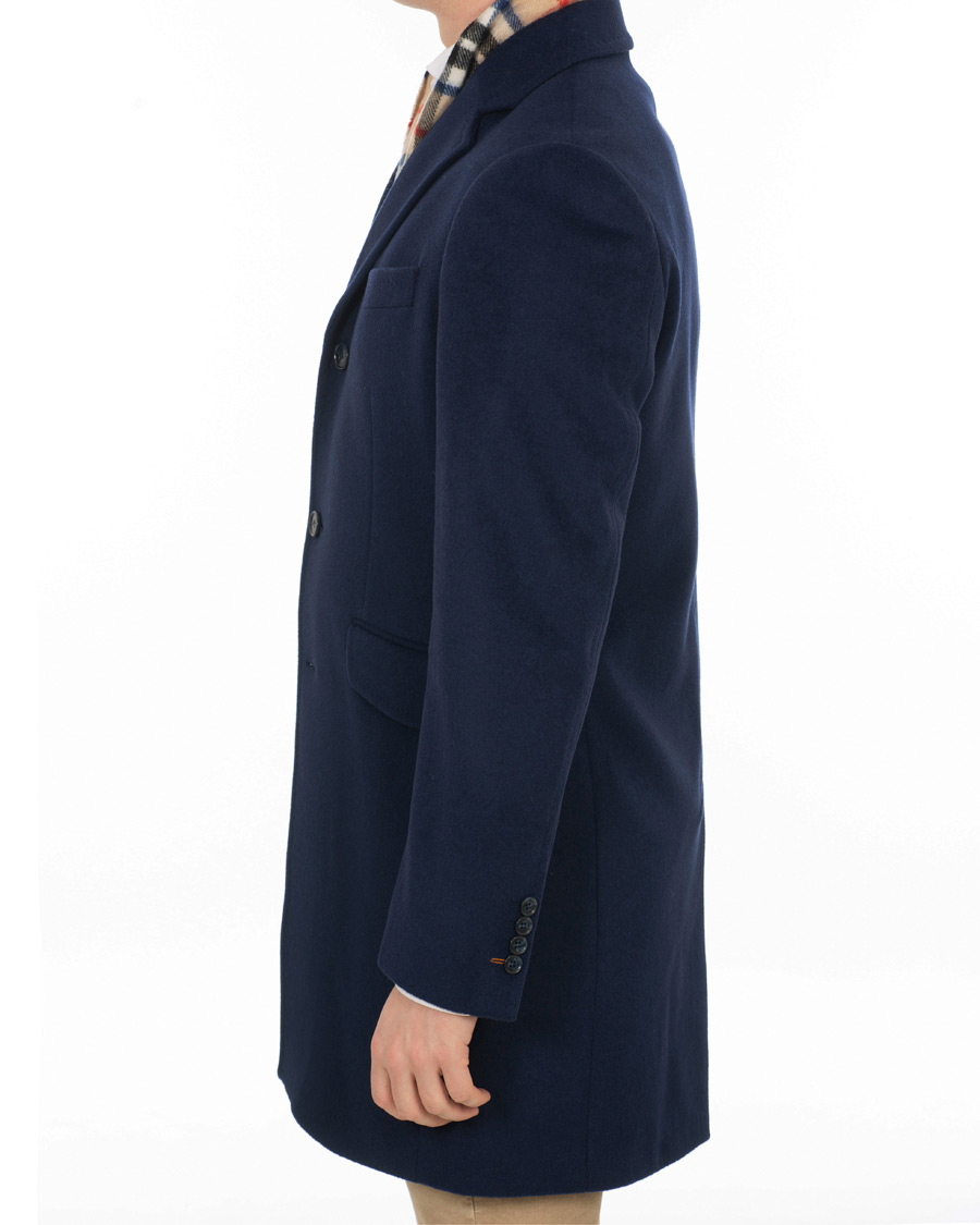 Herre | Jakker | Morris | Wesley Wool Coat Navy