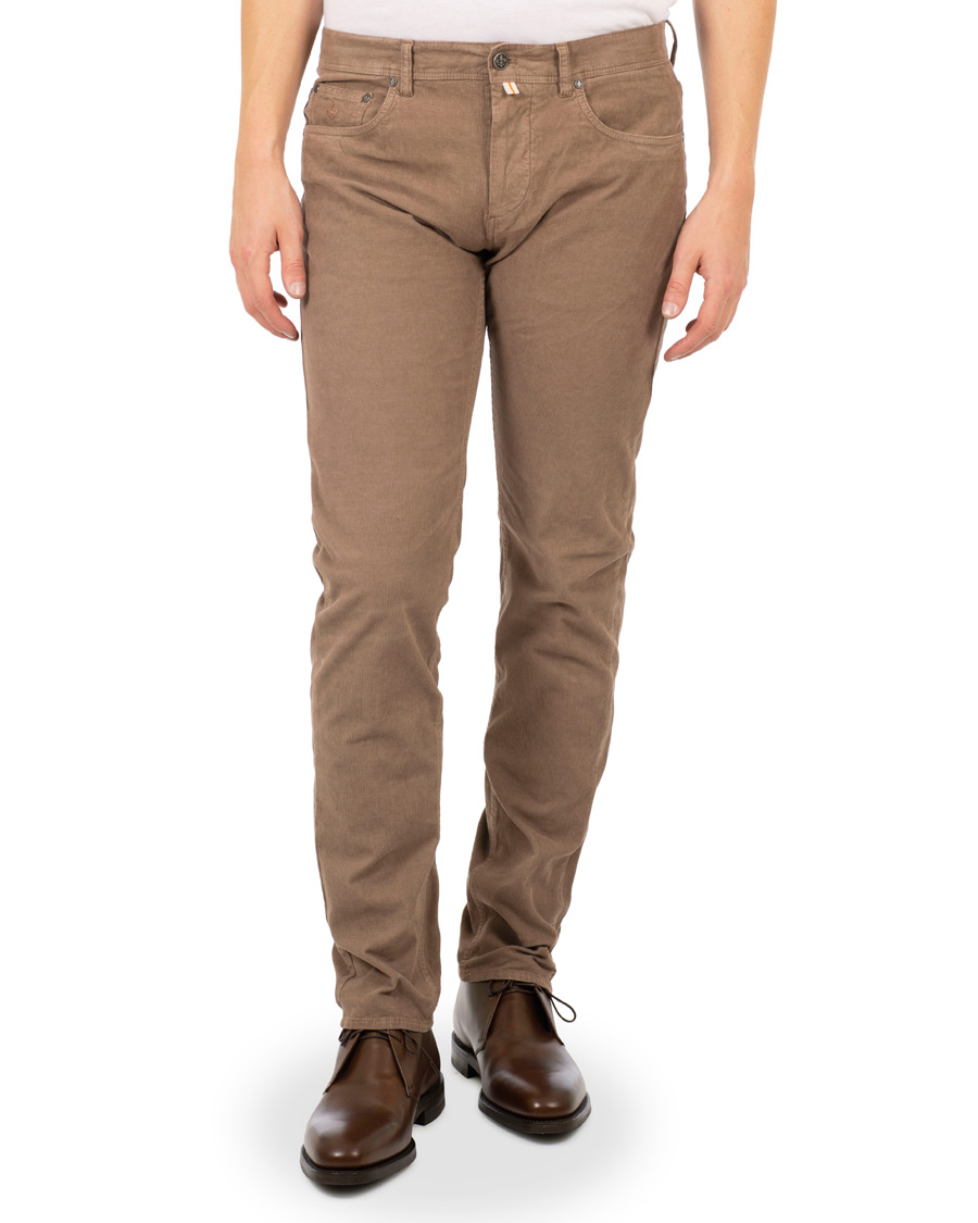 Herre | Bukser | Morris | James Corduroy Jeans Brown