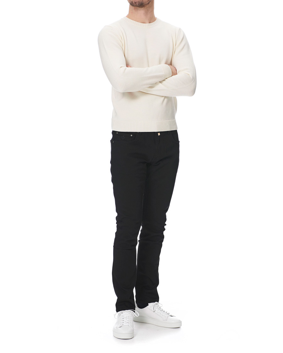 Herre | Jeans | Morris | Steve Satin Stretch Jeans Black