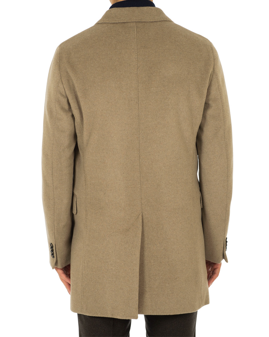 Herre | Jakker | Oscar Jacobson | Saks Wool/Cashmere Coat Beige