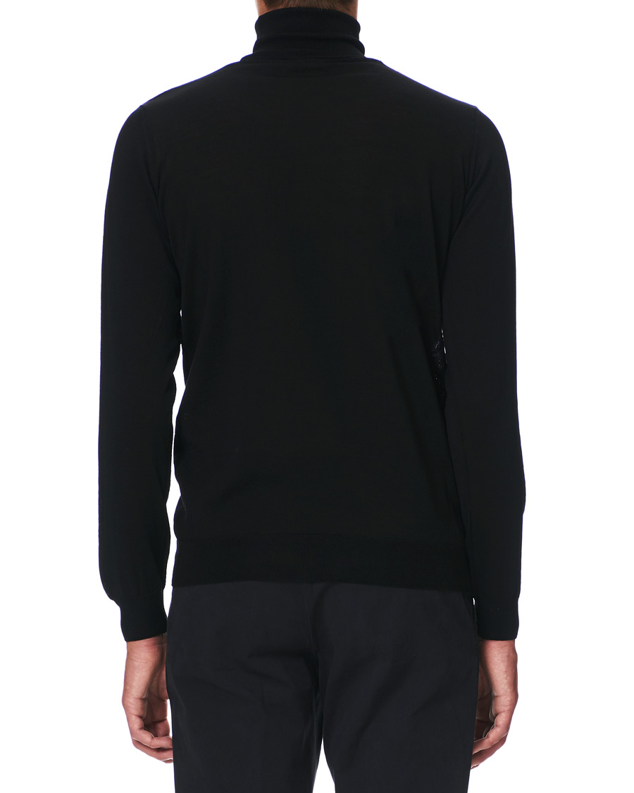 Herre | Trøjer | Oscar Jacobson | Cole Extra Fine Merino Rollneck Black