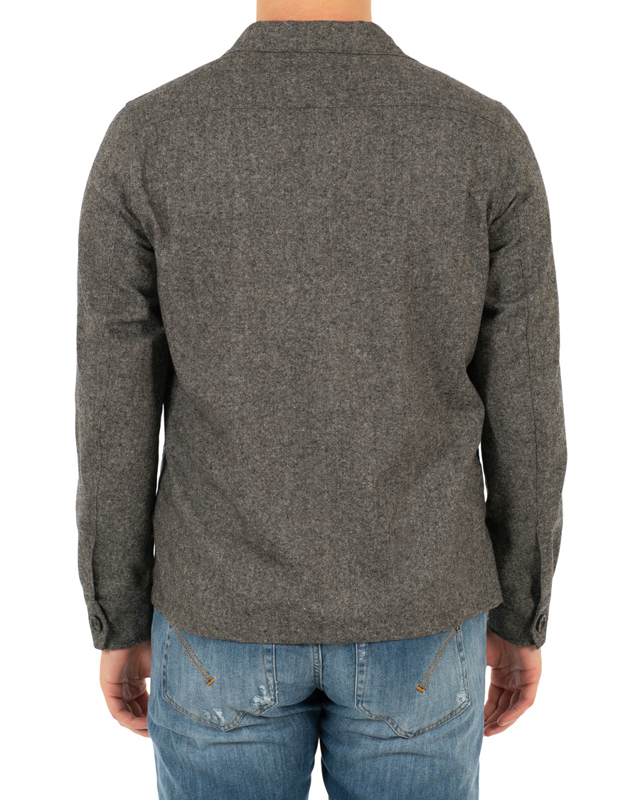 Herre | Jakker | Oscar Jacobson | Helge Shirt Jacket Salt & Pepper