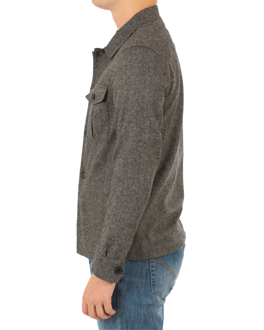 Herre | Jakker | Oscar Jacobson | Helge Shirt Jacket Salt & Pepper