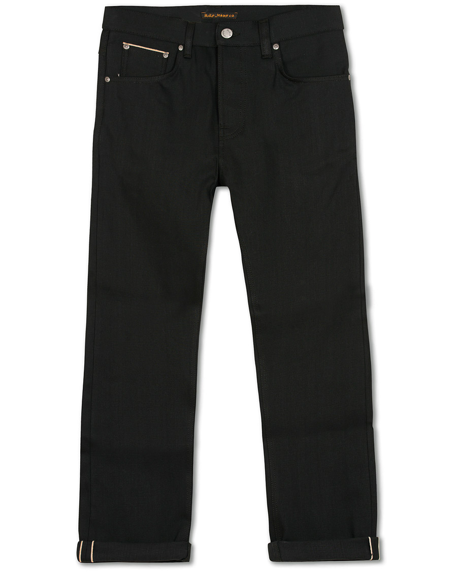Herre | Jeans | Nudie Jeans | Sleepy Sixten Organic Jeans Dry Black Selvedge