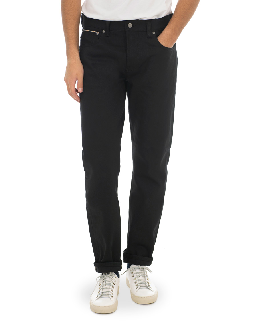 Herre | Jeans | Nudie Jeans | Sleepy Sixten Organic Jeans Dry Black Selvedge