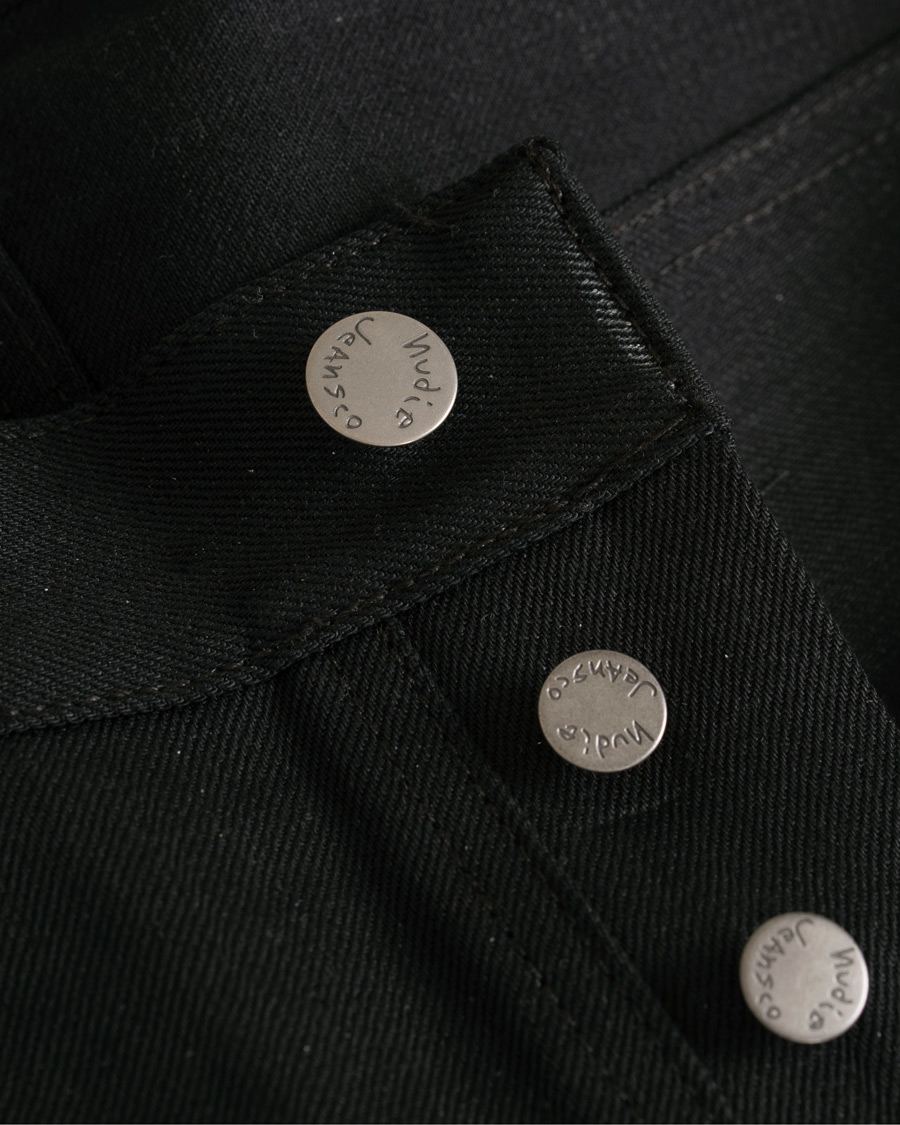 Herre | Jeans | Nudie Jeans | Sleepy Sixten Organic Jeans Dry Black Selvedge