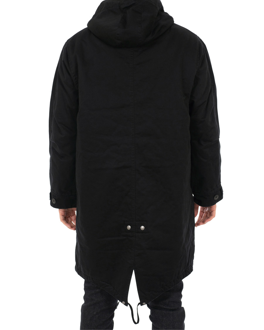 Herre | Jakker | Nudie Jeans | Lars Swedish Fish Tail Parka Black