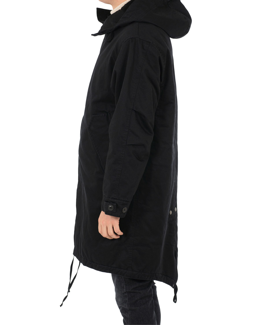 Herre | Jakker | Nudie Jeans | Lars Swedish Fish Tail Parka Black
