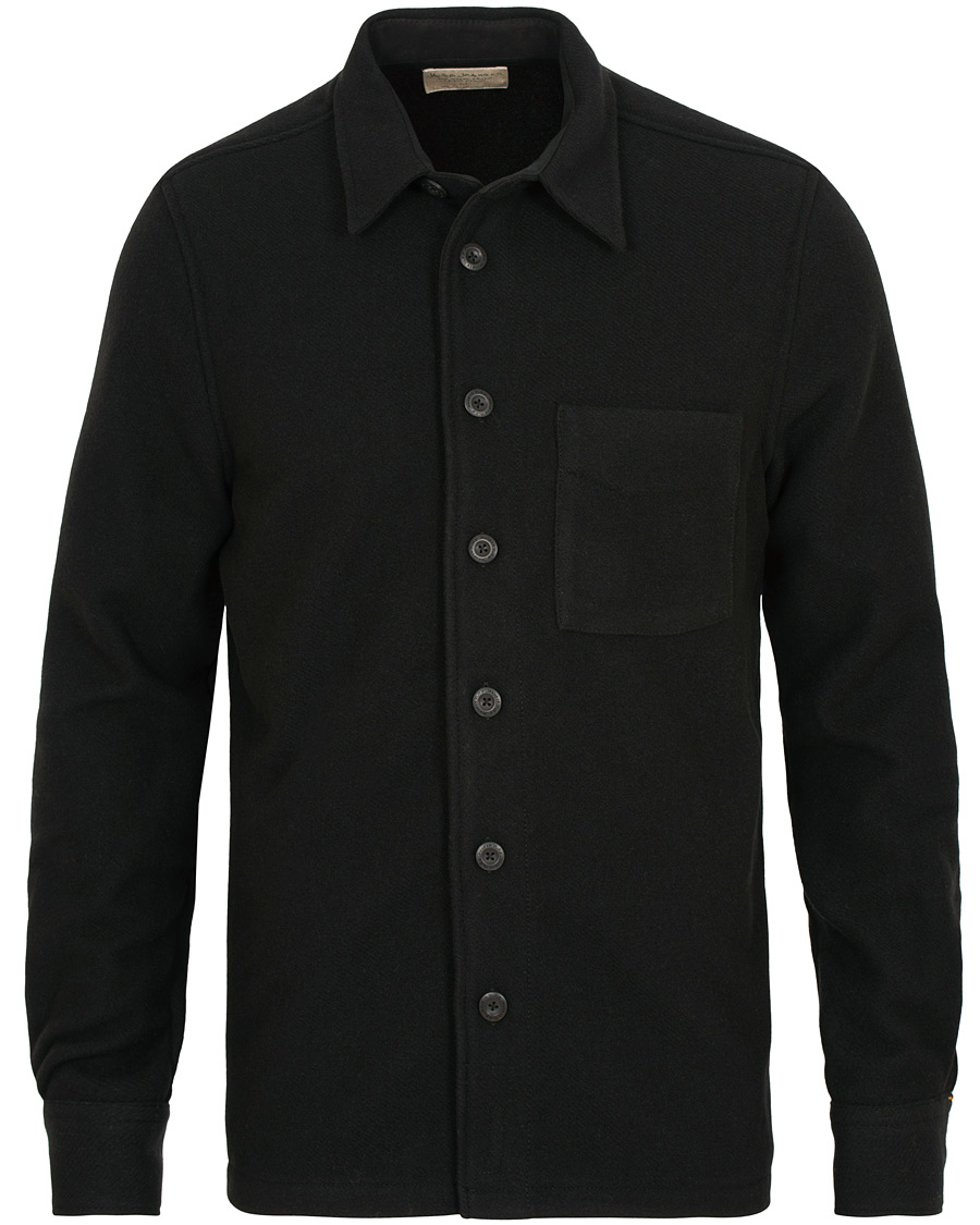 Herre | Jakker | Nudie Jeans | Sten Wool Overshirt Black