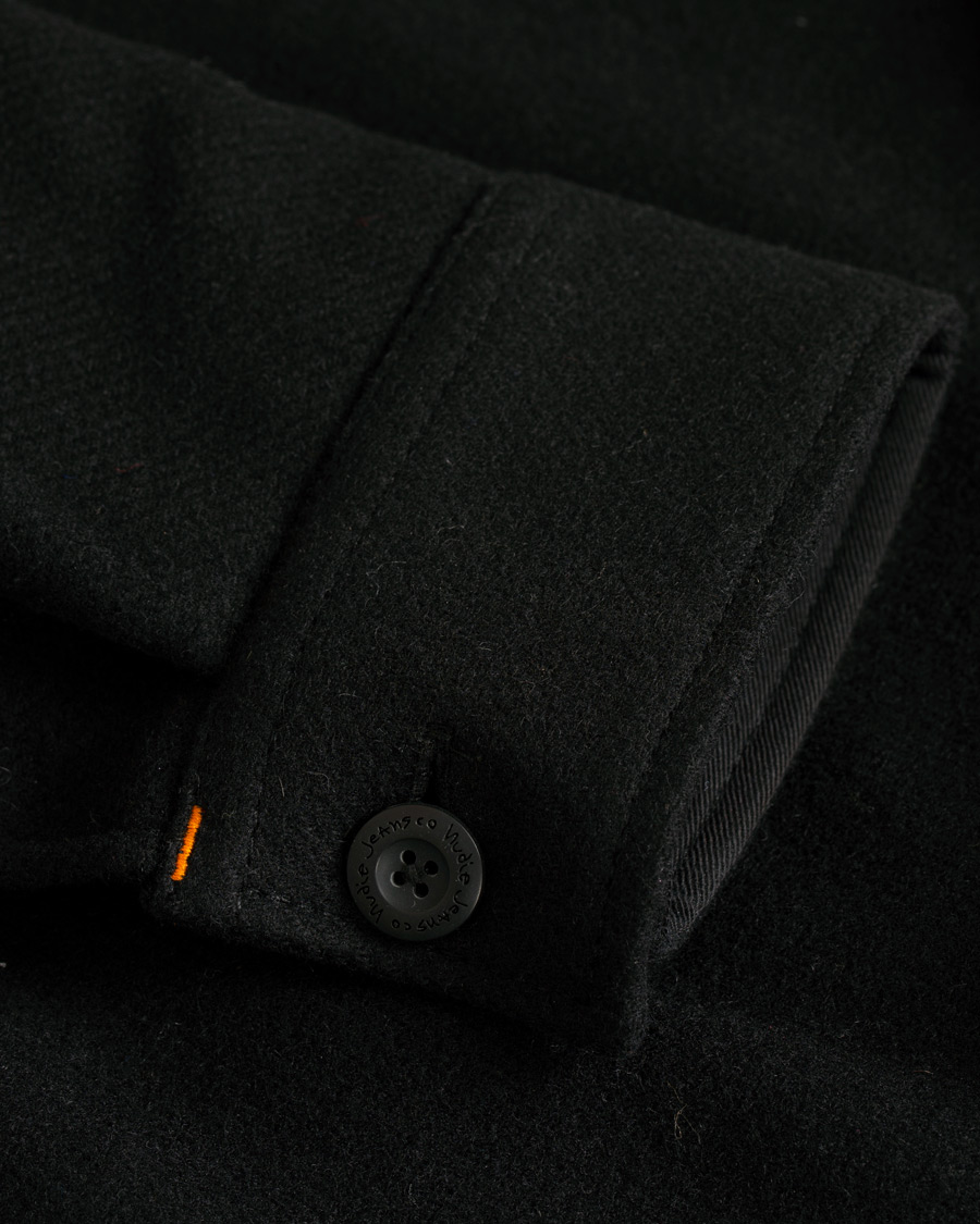 Herre | Jakker | Nudie Jeans | Sten Wool Overshirt Black