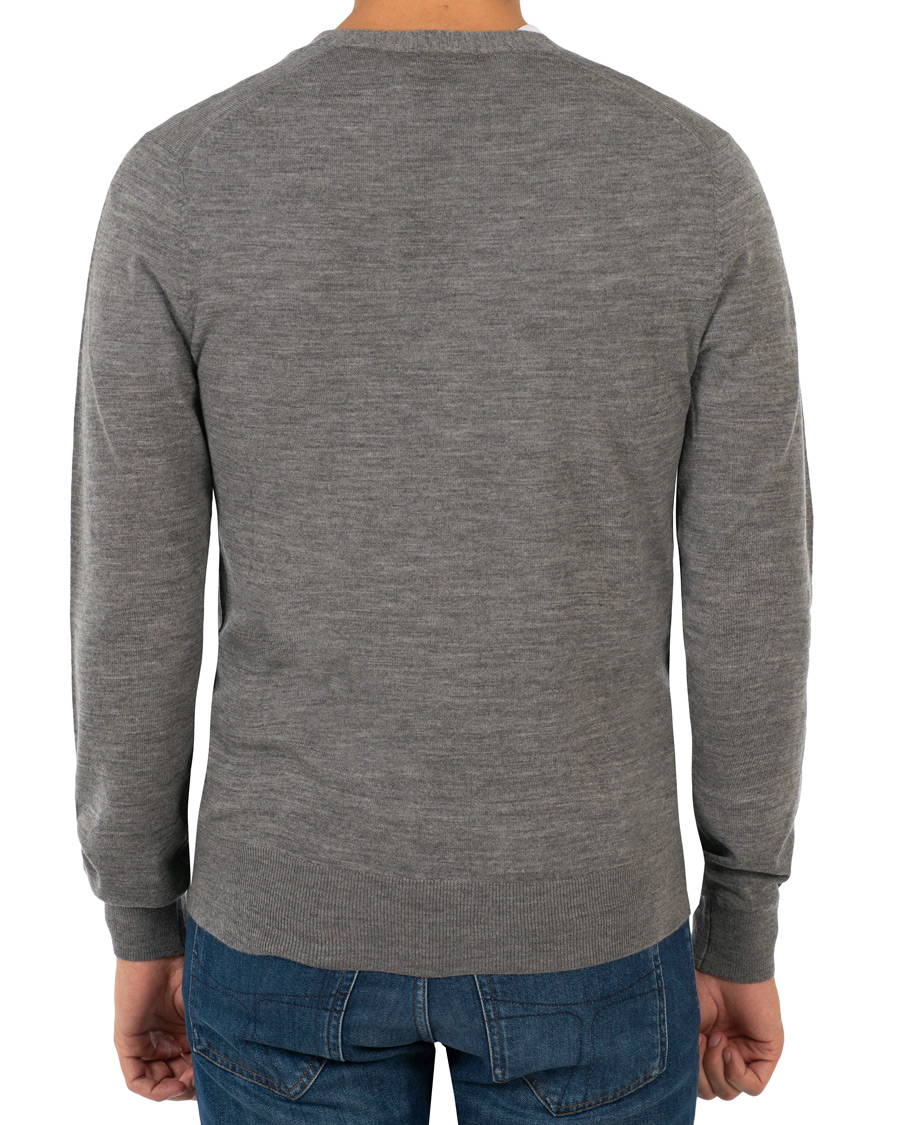 Herre | Trøjer | Tiger of Sweden | Navid Extra Fine Merino Cardigan Grey