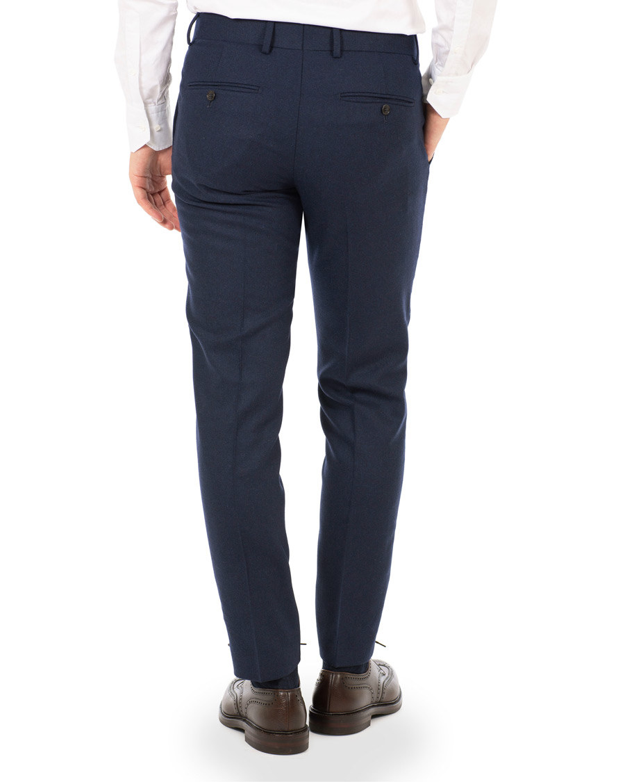 Herre | Bukser | Tiger of Sweden | Tordon Flannel Trousers Navy