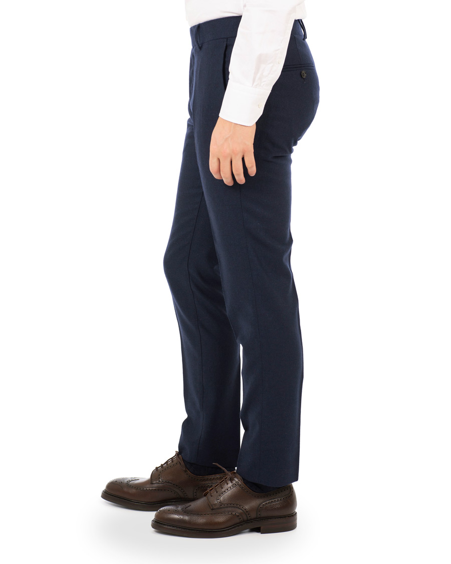 Herre | Bukser | Tiger of Sweden | Tordon Flannel Trousers Navy