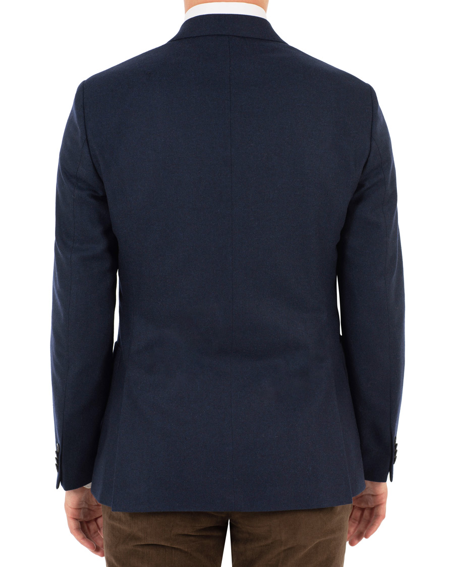 Herre | Blazere & jakker | Tiger of Sweden | Jamot Flannel Patch Pocket Blazer Navy