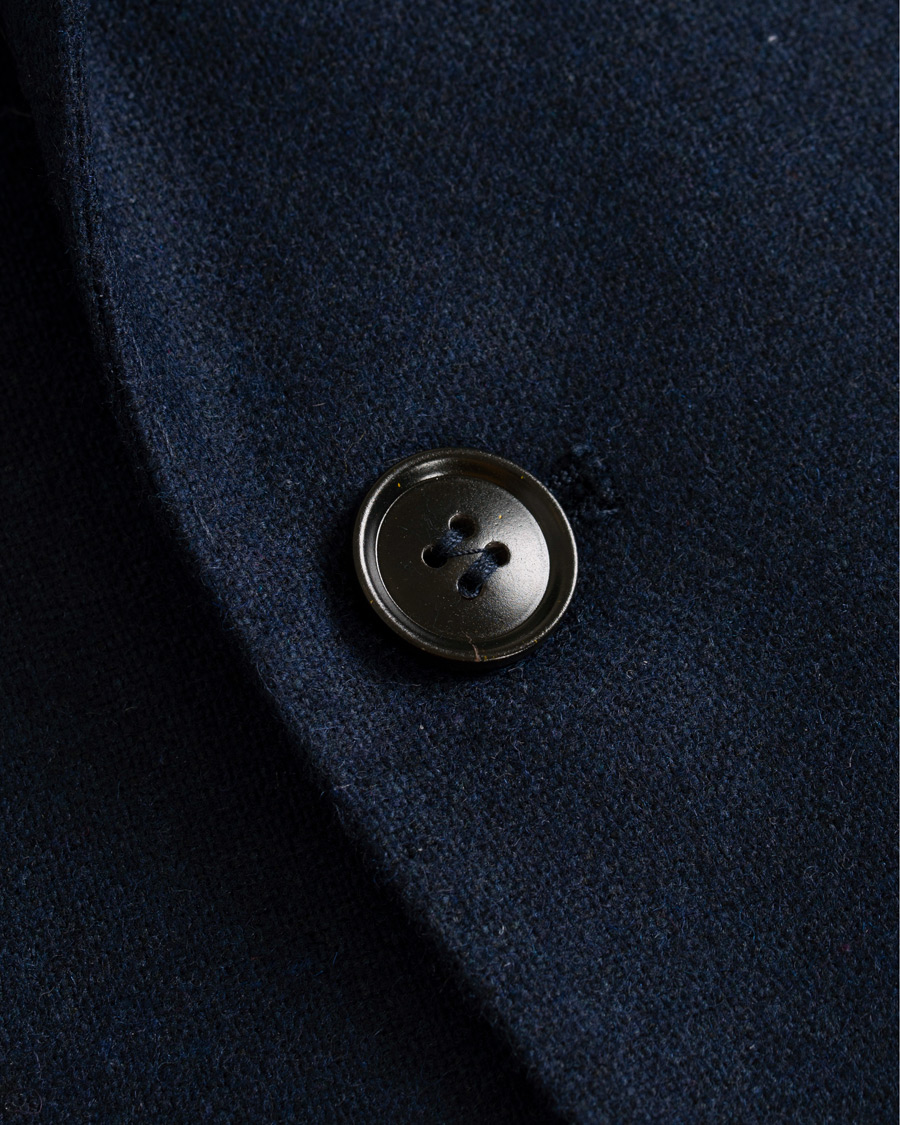 Herre | Blazere & jakker | Tiger of Sweden | Jamot Flannel Patch Pocket Blazer Navy