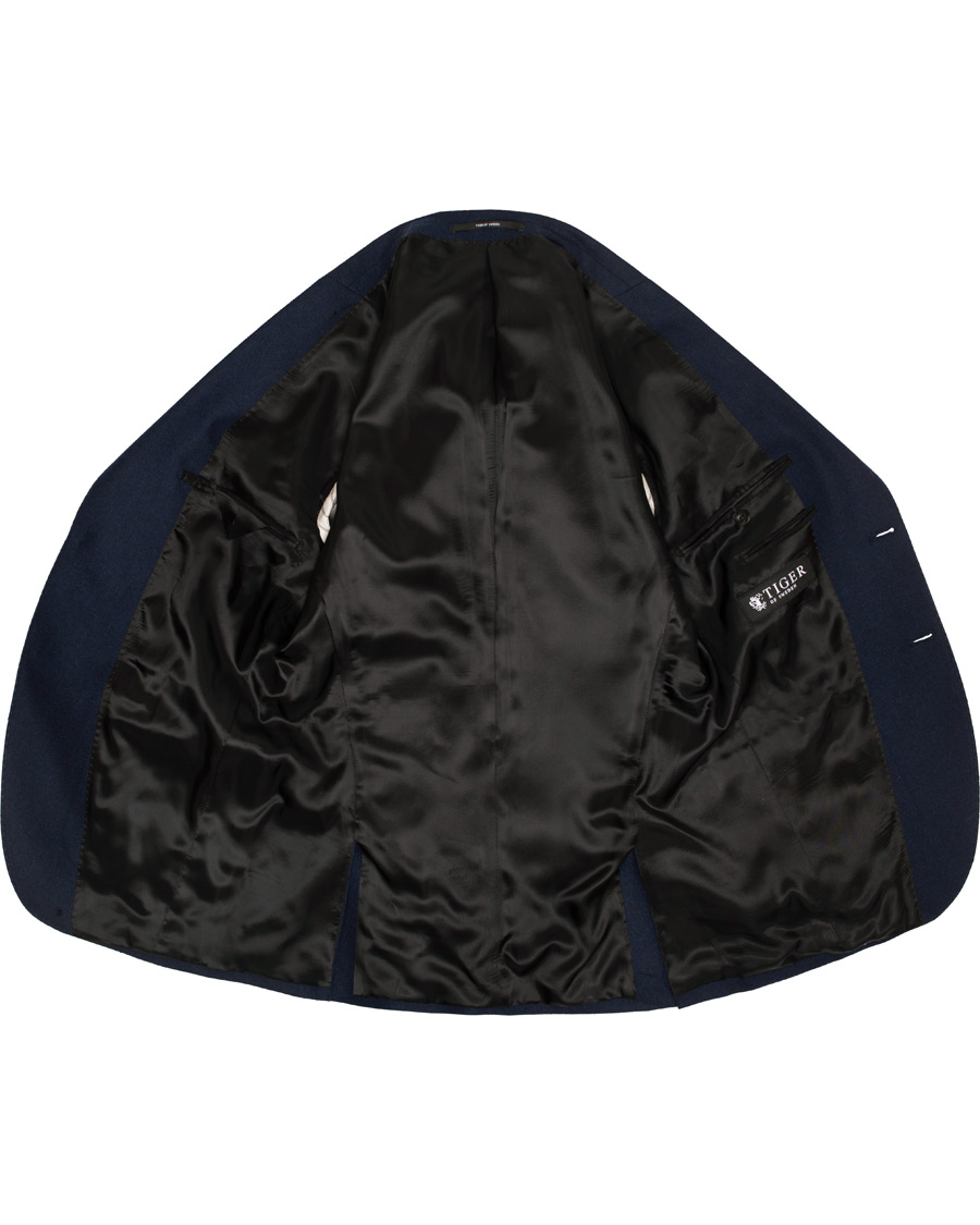 Herre | Blazere & jakker | Tiger of Sweden | Jamot Flannel Patch Pocket Blazer Navy