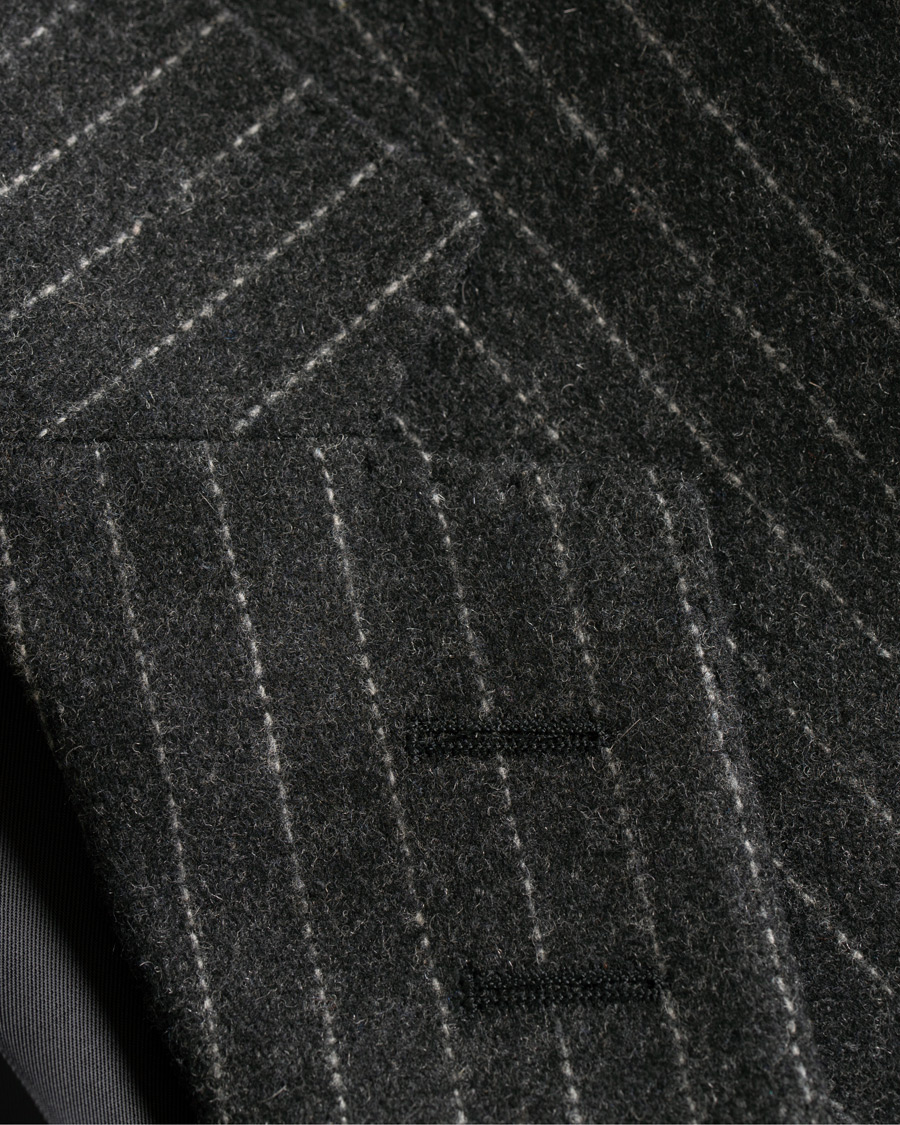 Herre | Blazere & jakker | Tiger of Sweden | Jamot Pinstripe Patch Pocket Blazer Dark Grey