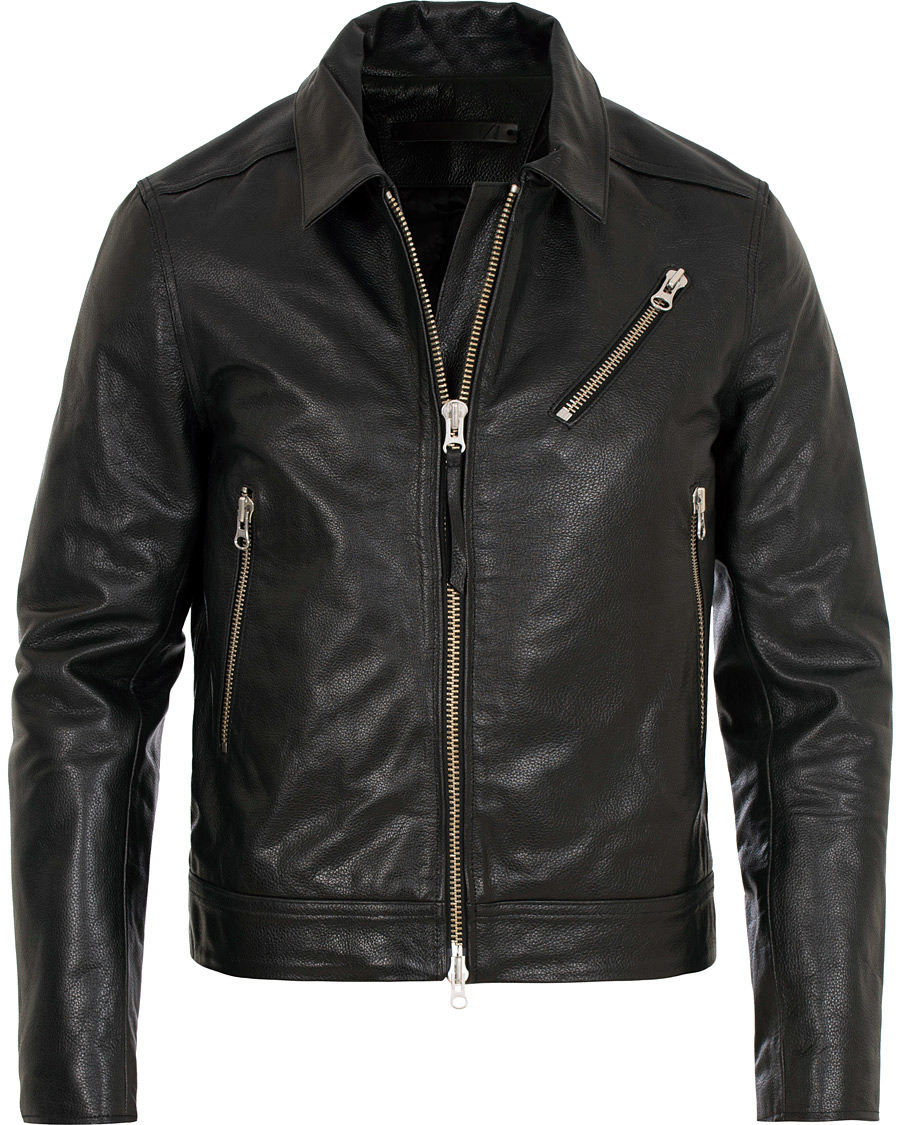 Herre | Jakker | Tiger of Sweden Jeans | Tracker Leather Jacket Black