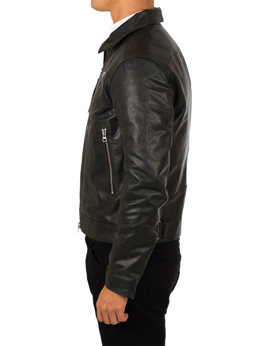 Herre | Jakker | Tiger of Sweden Jeans | Tracker Leather Jacket Black