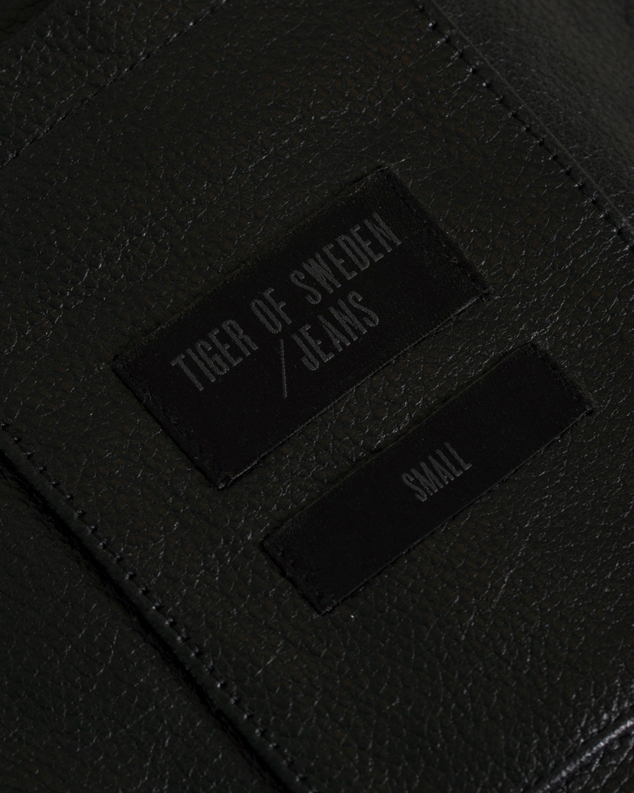 Herre | Jakker | Tiger of Sweden Jeans | Tracker Leather Jacket Black