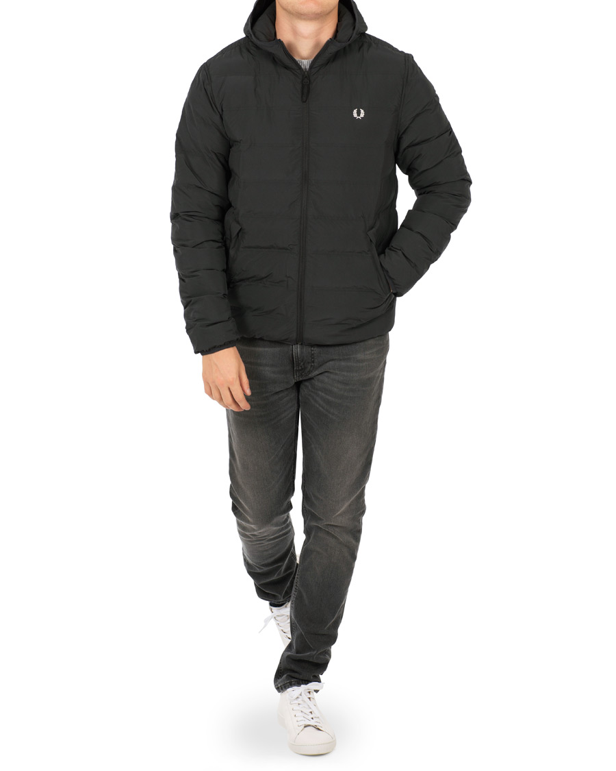 Herre | Jakker | Fred Perry | Insulated Hooded Jacket Black