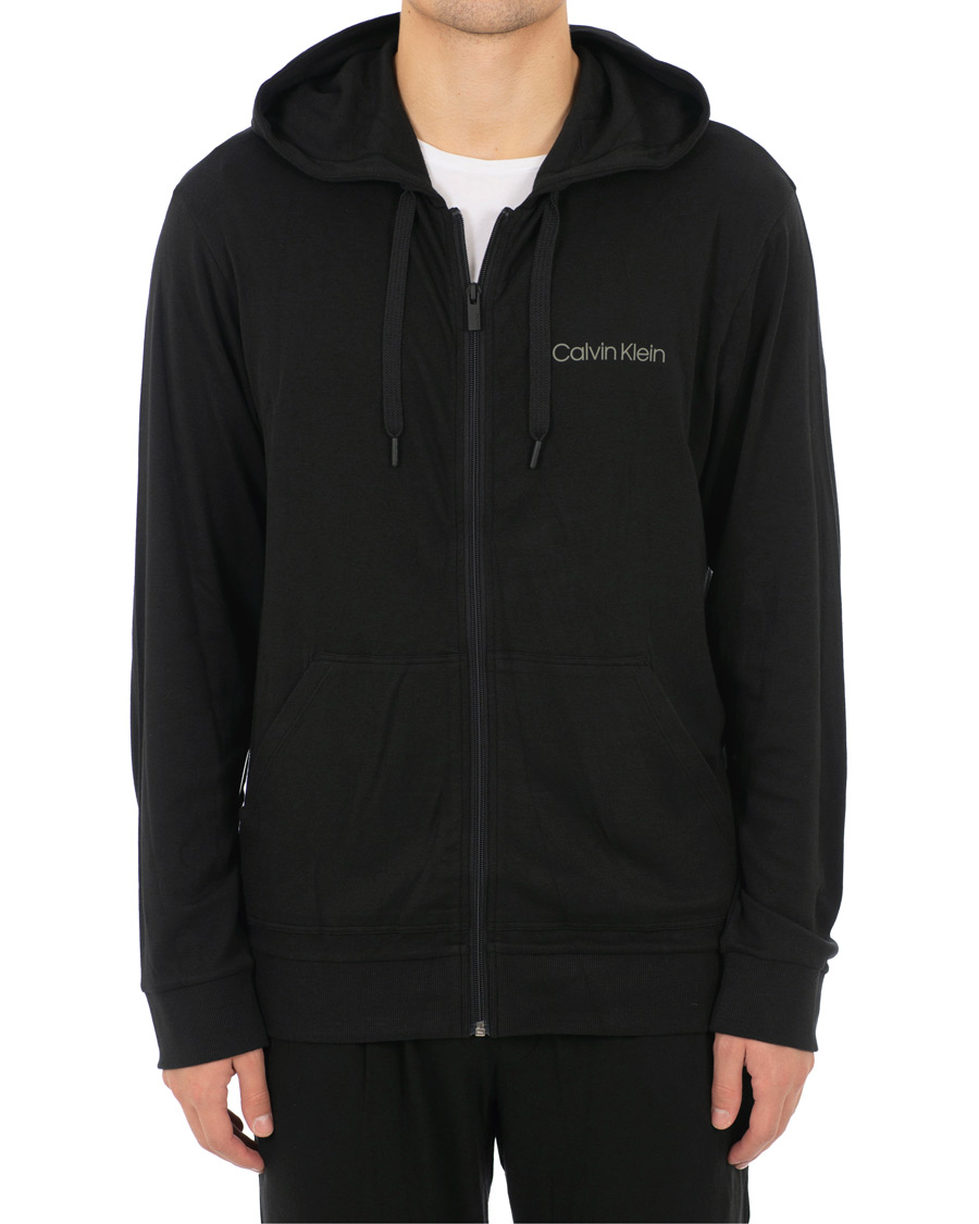 Herre | Trøjer | Calvin Klein | Modal Full Zip Hoodie Black