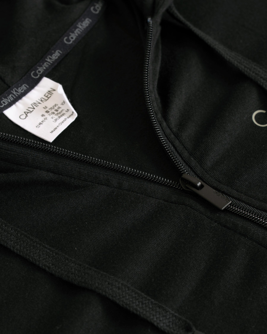 Herre | Trøjer | Calvin Klein | Modal Full Zip Hoodie Black