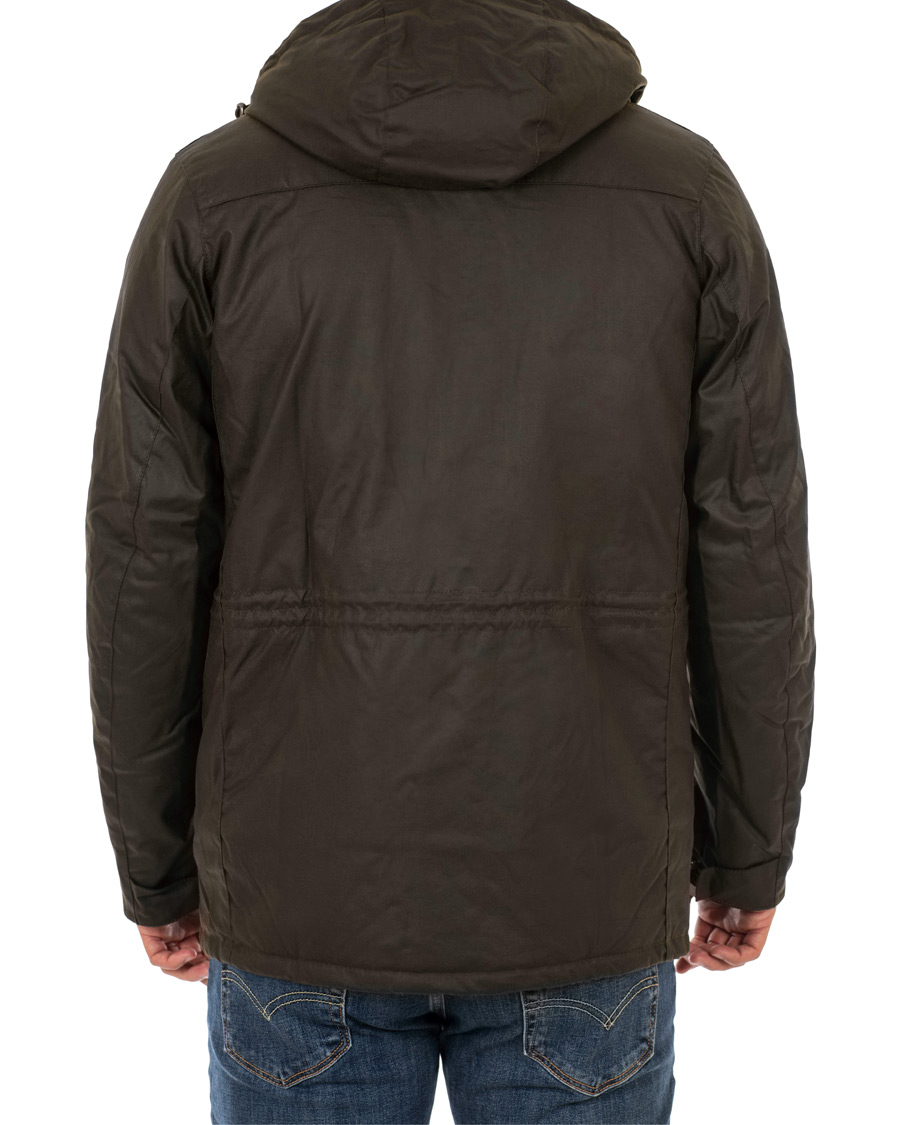 Barbour International Imboard Wax Jacket Olive CareOfCarl