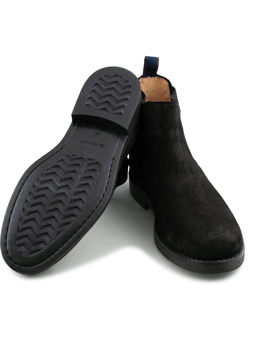 Herre | GANT Oscar Chelsea Boot Black Suede | GANT | Oscar Chelsea Boot Black Suede